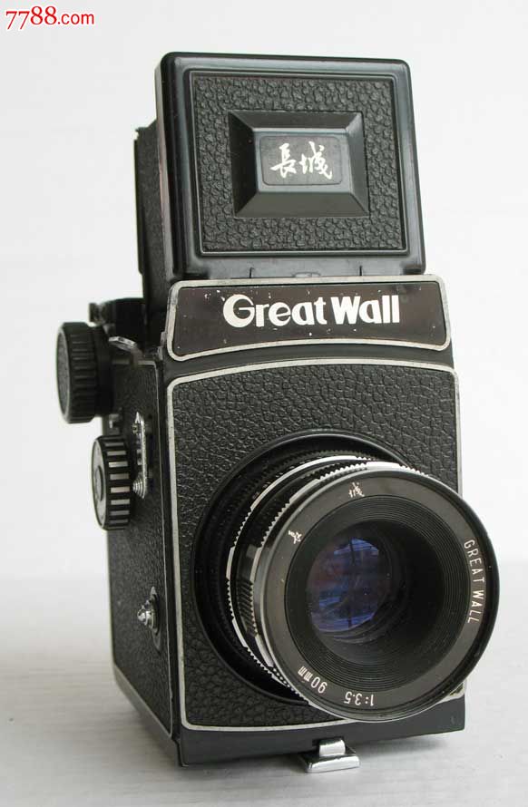 长城df-3型120单镜头反光式照相机带发票成色好国产收藏老胶片相机