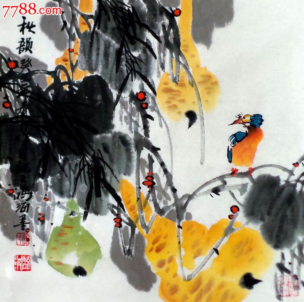 秋韵gh00424-花鸟国画原作--se19969083-零售-7788收藏__中国收藏热线