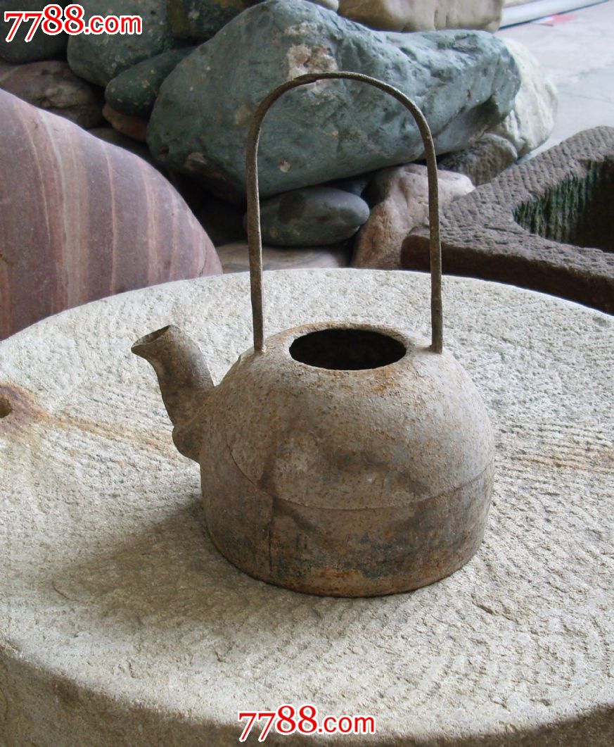 民国老铸铁壶----高提梁吊壶