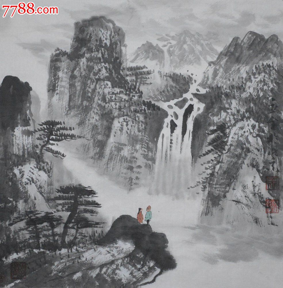 黑龙江省美院王立全小品山水画作品ss0246-se21636467-山水国画原作