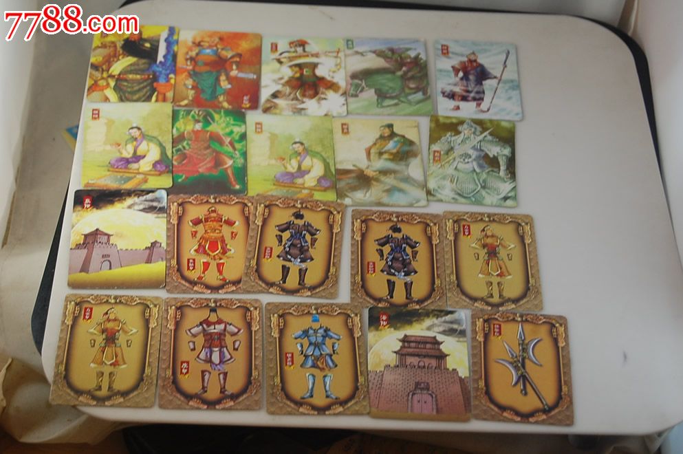 122张食品卡-华丰方便面三国卡-不拆开卖