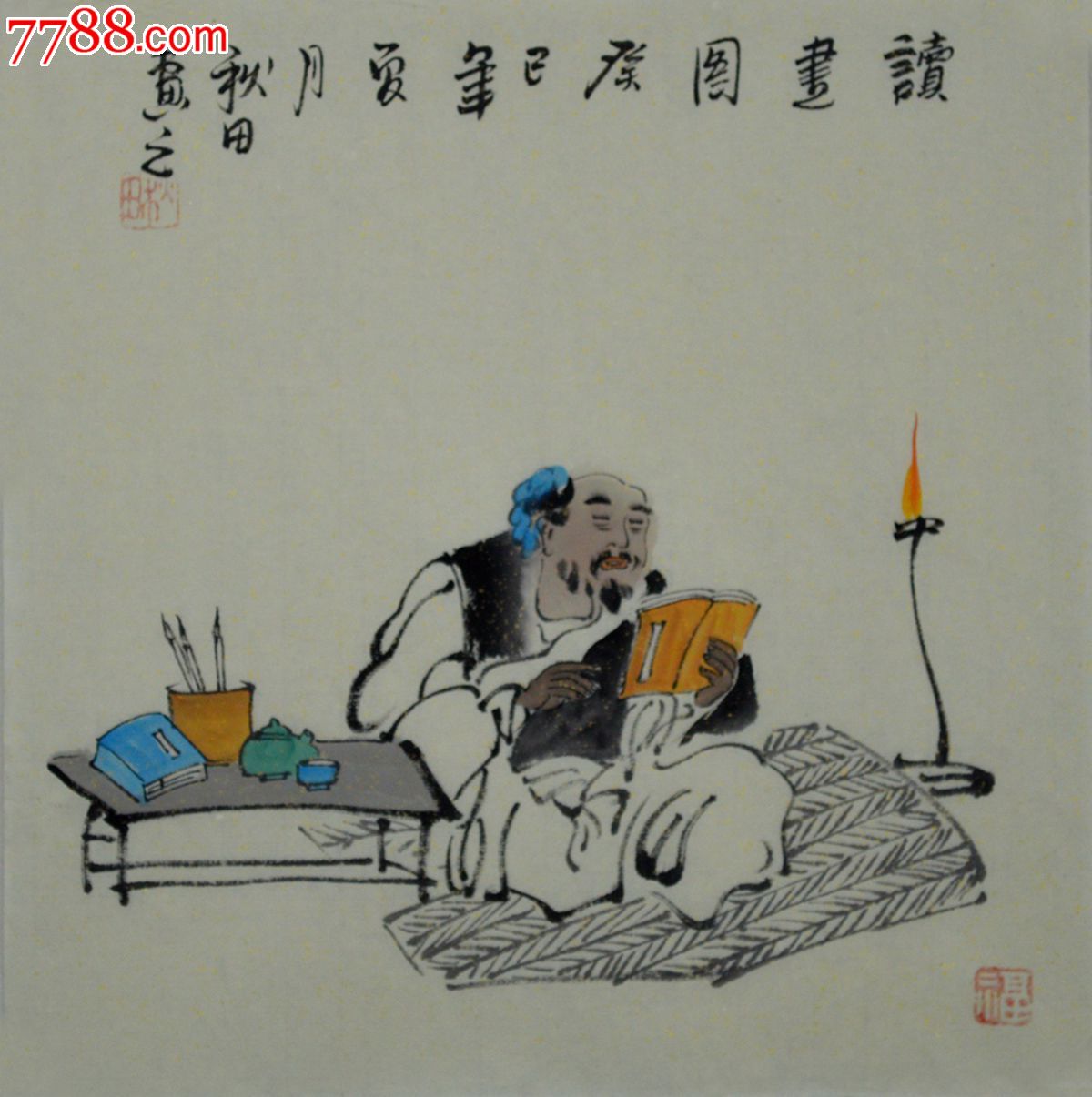 编号: se22617593, 品种: 人物国画原作-人物国画原作 属性: 历史故事