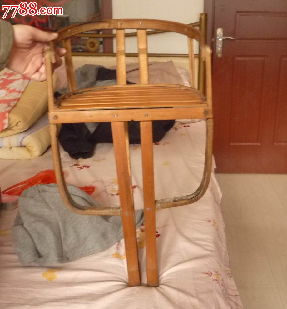 怀旧经典收藏六七十年代二八自行车专用宝宝竹子座椅