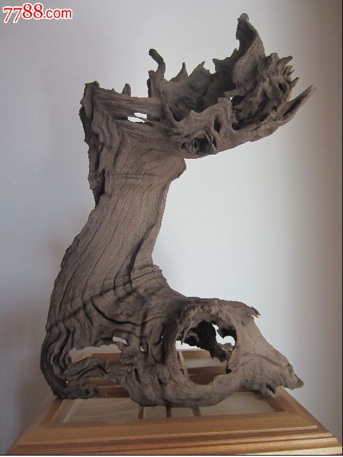 紫柚木根雕摆件