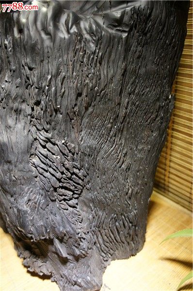 精品阴沉木麻柳木根雕弥勒乌木古沉木收藏礼品