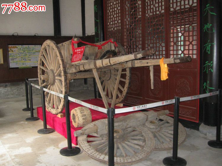 民俗博物馆馆藏精品:清中期超大木轱辘马车